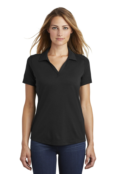 Picture of Sport-Tek Ladies PosiCharge Tri-Blend Wicking Polo. LST405