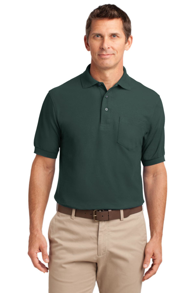 Picture of Port Authority Tall Silk Touch Polo with Pocket. TLK500P