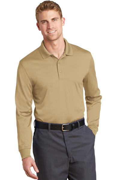Picture of CornerStone Select Snag-Proof Long Sleeve Polo. CS412LS